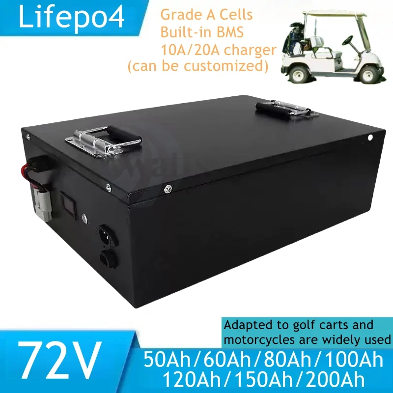 Lifepo4 72V 100Ah Battery Pack Ev - Lifepo4-Akku 72 V mit Bluetooth-BMS-App für