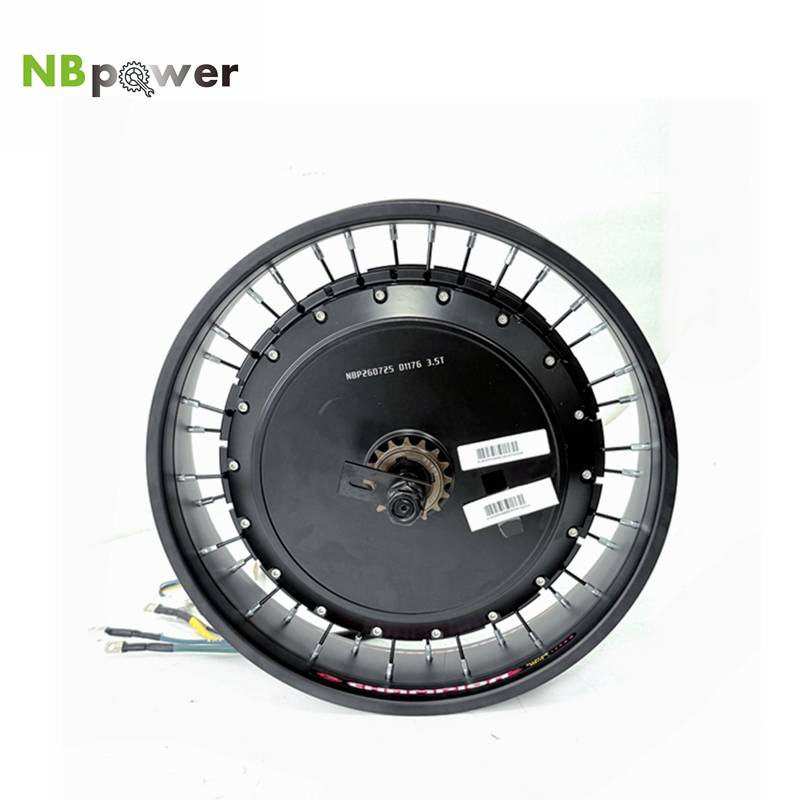 Qs Motor 273 8000W Hub Motor - NBpower/QS V3 273 40H Motorrad 20/24/26x4.0