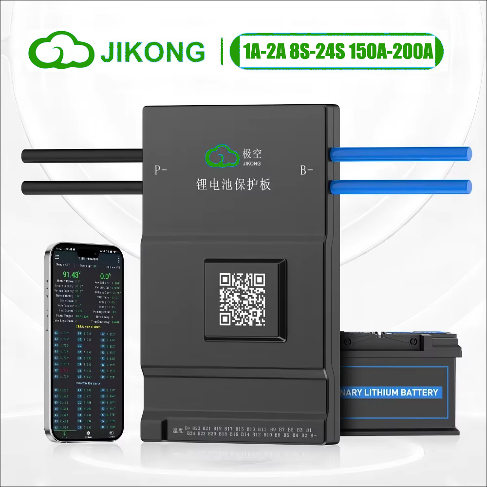 Smart Bms 24S 200A Bluetooth Lifepo4 - JK BMS Aktiver Balancer 150A 200A