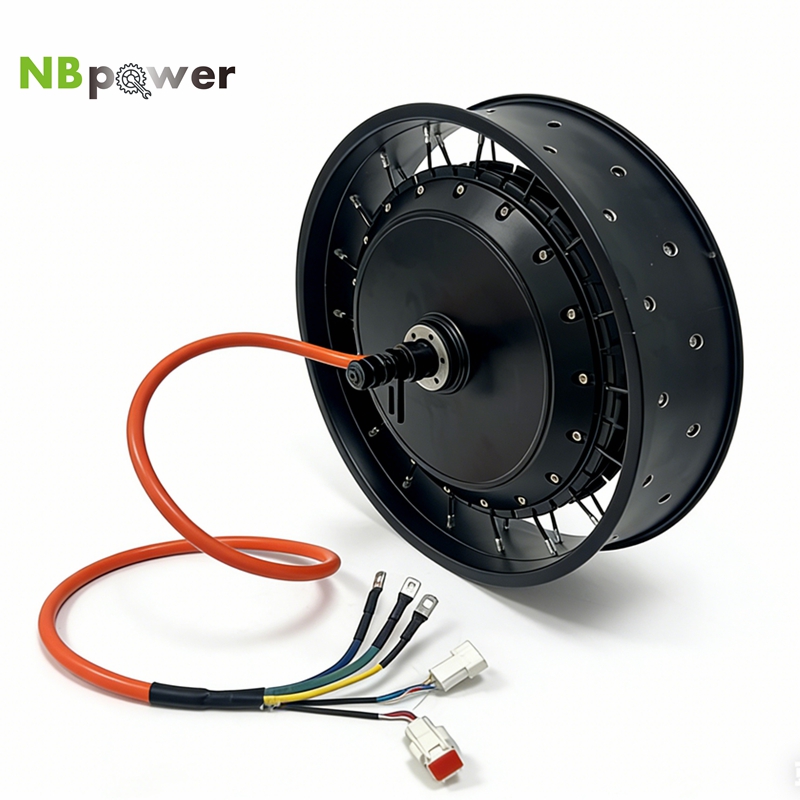 Qs Motor 273 8000W Hub Motor - NBpower/QS 273 40H 48-96V Nennleistung 72V