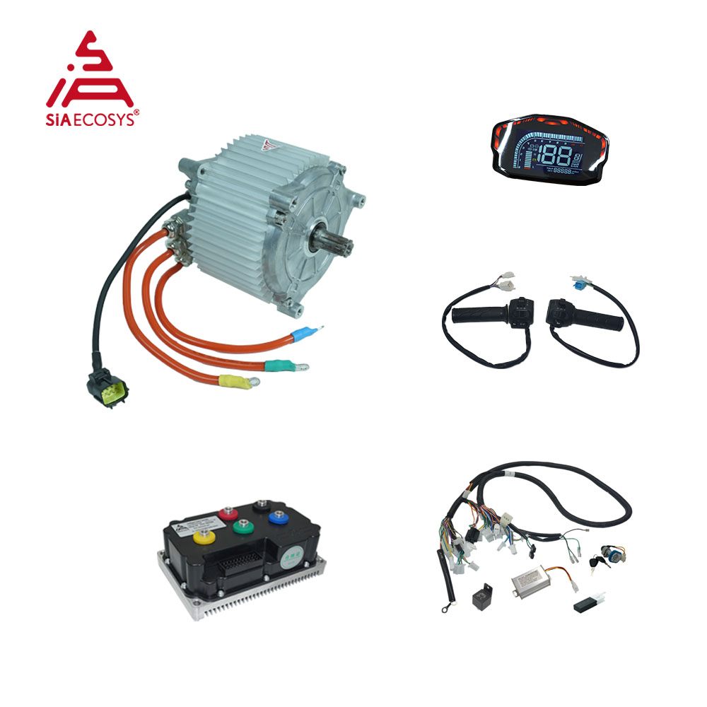 Mid Drive Motor Kit 72V 5000W - SIASZD142A-67 72V 5000W Mittelmotor-Umbausatz mit Fardriver