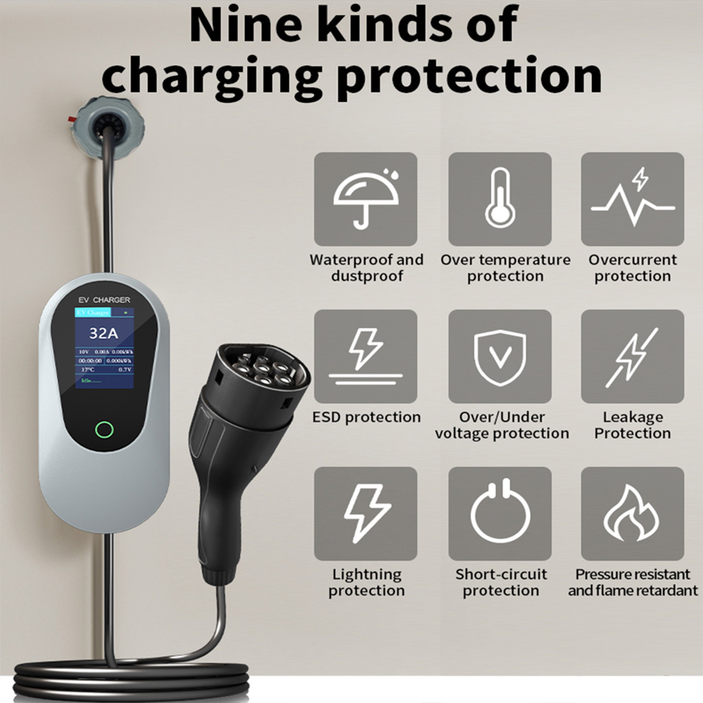 Typ-2 Tragbares EV-Ladegerät 2 – Ev Charger Type 2 22Kw 32A 3 Phase Bewertung und Preis