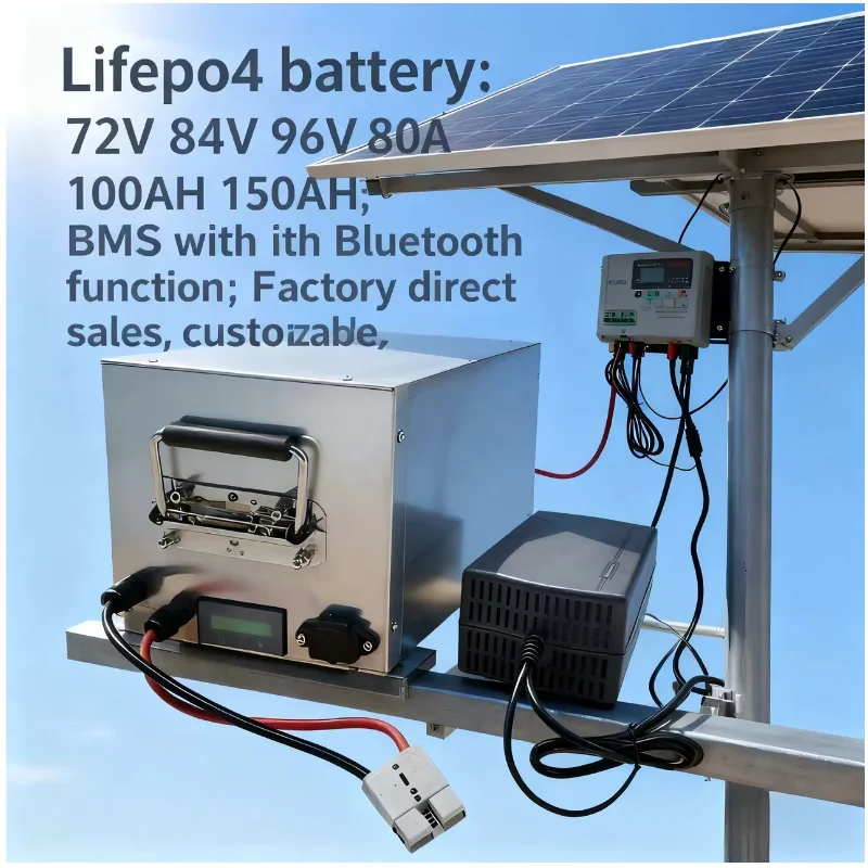 LIFEPO4-Akku mit BMS, 72 V, 84 – Lifepo4 72V 100Ah Battery Pack Ev Bewertung und Preis