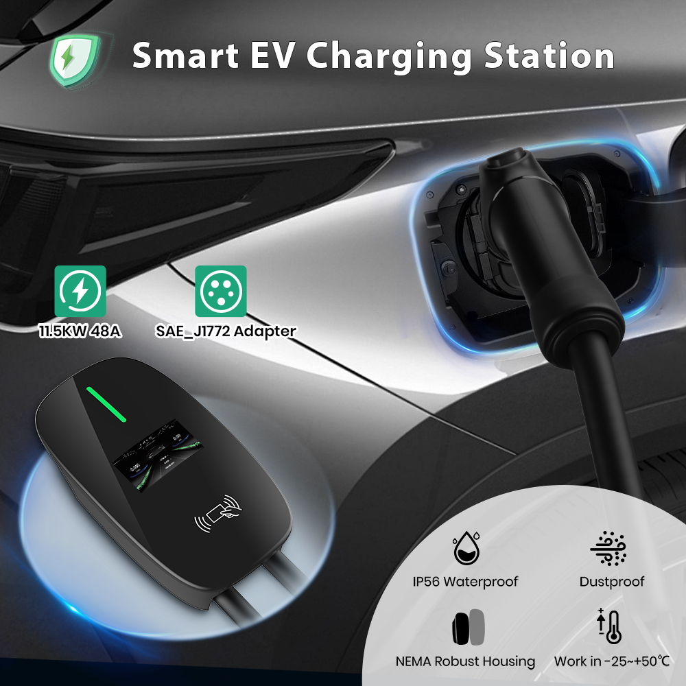 Junsun Level 2 EV-Ladegerät 48 – J1772 Evse 32A Level 2 Charger Bewertung und Preis