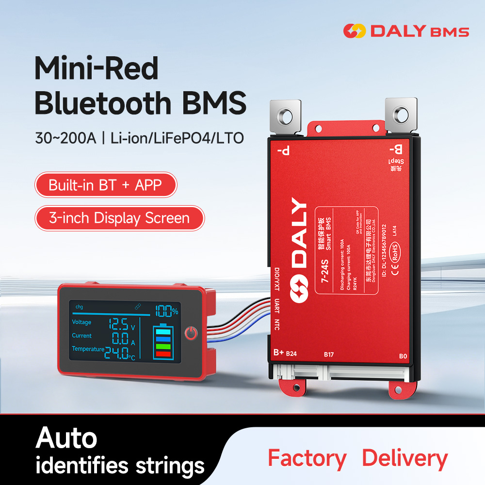 Daly Smart 3 Zoll LCD BMS 30A  – Smart Bms 24S 200A Bluetooth Lifepo4 Bewertung und Preis